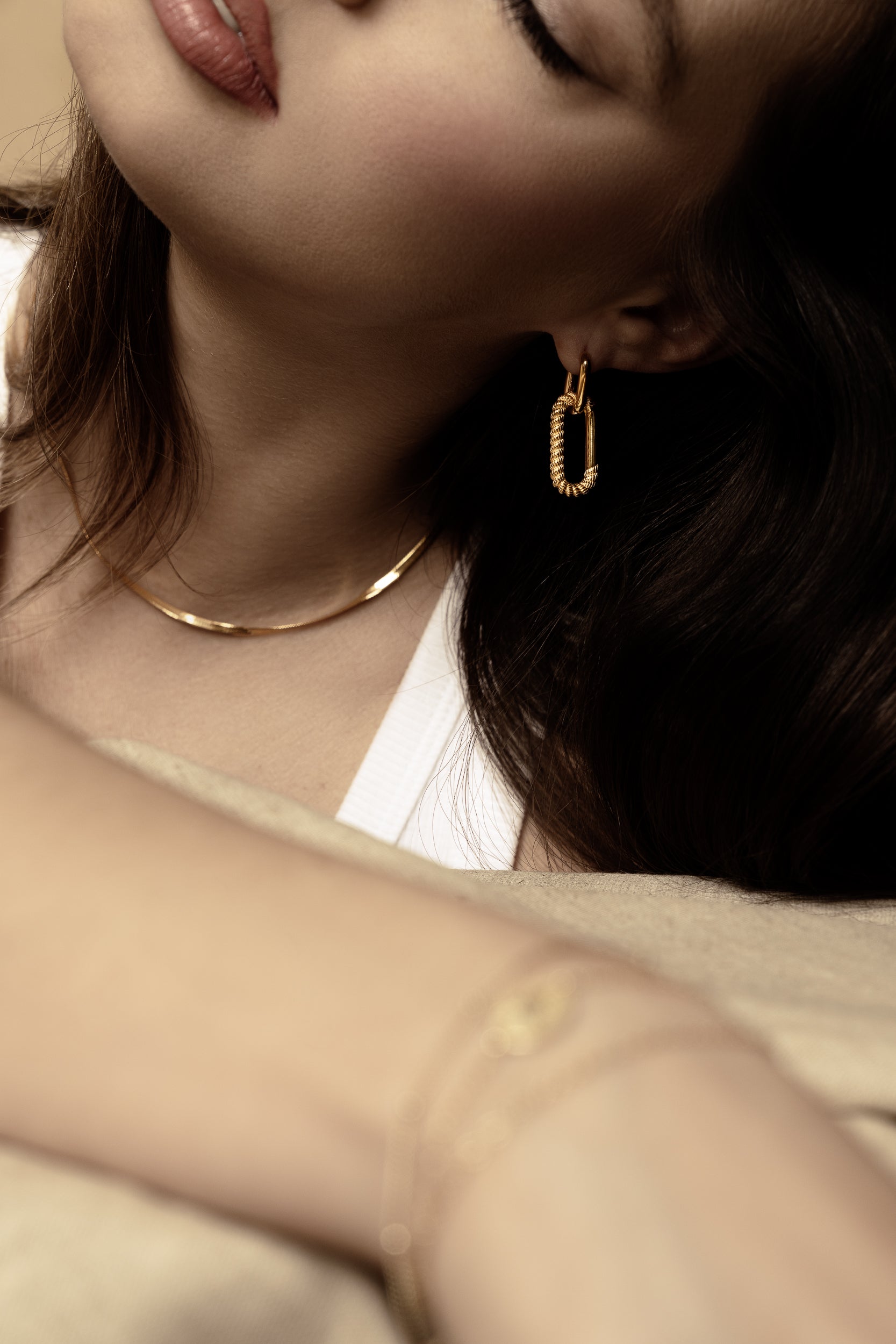 Astral Ropes Gold Earrings